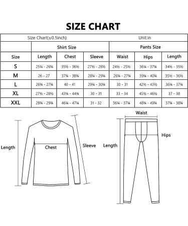 Little Donkey Andy Men's Thermal Underwear Set - Gray X-Large - Wicking Active Long Johns Top & Bottom - Buy Online on GoSupps.com