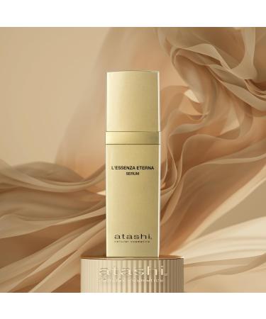  atashi Atashi | L'Essenza Eterna | Regenerating Anti-Aging Serum Booster | Anti-Wrinkle Antioxidant Nourishing and Protection against Blue Light and WIFI | With Bakuchiol and Ferullic Acid | 30 ml - Buy Online on GoSupps.com