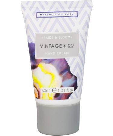 Vintage & Co Beauty Braids & Blooms Coffret cadeau trio de cr me pour les mains | Enrichi en beurre de karit | Sans cruaut envers les animaux et v g talien | Tailles adapt es aux voyages | 3 x 30 ml Encens 30 ml (Lot de 3) - Buy Online on GoSupps.com