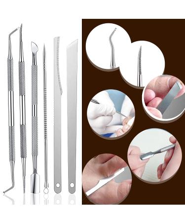 Ingrown Toenail Pedicure Tool Kit - 7pcs Stainless Steel Nail Care Treatment Set | Nail Correction, Pain Relief, and Polish | True Color - Buy Online on GoSupps.com