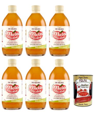 Italian Gourmet E.R. De Nigris Mela Madre Aceto di Mele Biologico organic apple cider vinegar made from 100% Italian apples 500 ml + 400 g box