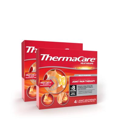 ThermaCare Portable Heating Pad, Joint and Muscle Pain Relief Patches, Multi-Purpose Heat Wraps, 8 Count