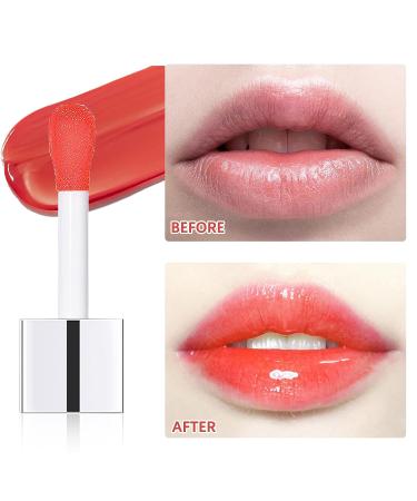 AIOBEECY Lip Glow Oil - Crystal Non-Sticky Plump Lip Gloss with Natural Cherry Oil (5pcs) - Buy Online on GoSupps.com