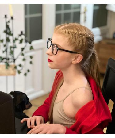 Ultra Blue Light-Blocking Glasses for Kids | Gaming Reading & Screen Protection | Anti-Blue Light Filter for Ages 9-16 | Stylish Black Design - Buy Online on GoSupps.com