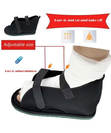 Buy Adjustable Postoperative Plaster Shoes | Medical Walking Shoes for Foot Sprains & Ankle Fractures | Small Size Left & Right Feet - Buy Online on GoSupps.com