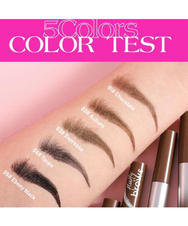 Hobngmuc Liquid Eyebrow Pencil Tinted Eyebrow Pencil | Waterproof Eyebrow Pen Long Lasting Liquid Eyebrow Pencil - Precise Liquid Eyebrow Pen Stain Resistant Color - Buy Online on GoSupps.com