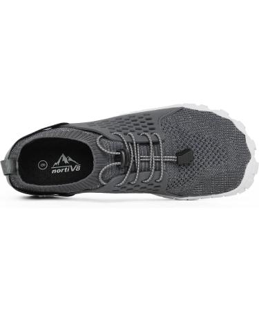 NORTIV 8 Men's Barefoot Water Shoes - Lightweight Sports Aqua Shoes (Size 9, Grey) - Buy Online on GoSupps.com