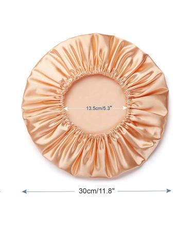 AmazerBath 4-Pack Shower Caps for Women | Double Waterproof Hair Protection, Reusable EVA Medium Size - Buy Online on GoSupps.com