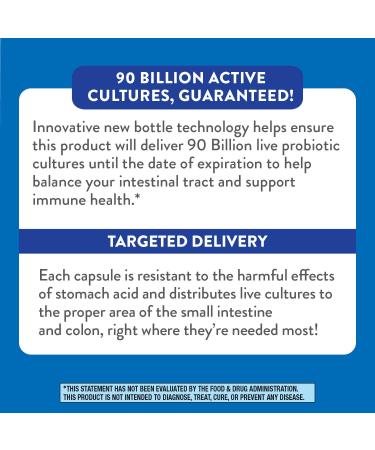 Natureâ€™s Way Fortify Optima 50+ Probiotic - 90 Billion CFU, 15 Strains, Prebiotic, 30 Capsules - Buy Online on GoSupps.com