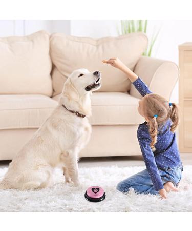 4 Pack Dog Communication Buttons - Record & Sound Buzzer for Pets - Training & Family Fun - Buy Online on GoSupps.com