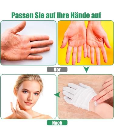 Newofview 24 Pairs White Cotton Moisturizing Gloves for Spa Treatments Cosmetics & Hand Care - Perfect for Inspection & Serving - Buy Online on GoSupps.com