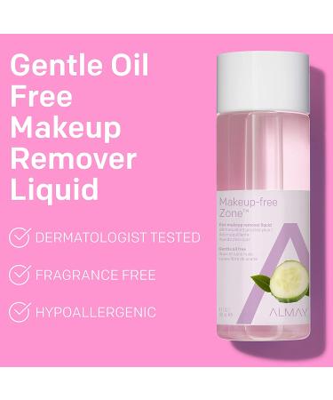Almay Eye Makeup Remover Liquid with Aloe - Oil Free, Hypoallergenic, Fragrance Free - 4 Fl Oz - Buy Online on GoSupps.com