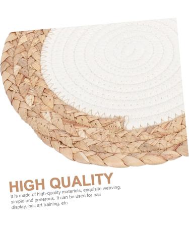 minkissy 1pc Nail Pad Braid Tool Decorating Tools Nail Decorating Tools Manicure Tools Manicure Display Pad Cotton Thread Wrist Pad Nail Work Woven Mat - Buy Online on GoSupps.com