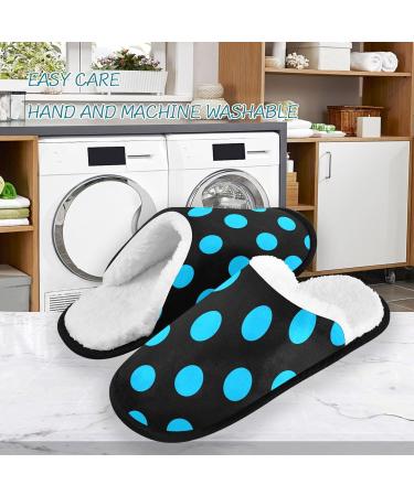 RPlife Spa Slippers - Green Watercolor Cactus & Multi-Colored Soft Guests Slippers for Women | Comfortable Large Blue Dab House Slippers - Buy Online on GoSupps.com