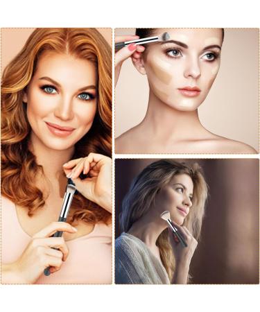 Amaxiu 3 Pcs Foundation Contour Brushes - Foundation Brush & Concealer Brush & Blusher Brush Under Eye Nose Contour Kabuki Brush for Blending Liquid Cream Sculpting Highlighting Mineral Makeup - Buy Online on GoSupps.com