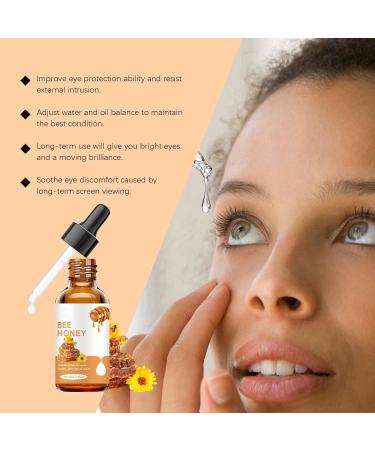 VKaoess Organic honey eye cream Honey serum for under the eyes Nourishing and moisturizing gel for the eyes deep hydration for the skin around the eyes for daily care 30 ml 3 bottles - Buy Online on GoSupps.com