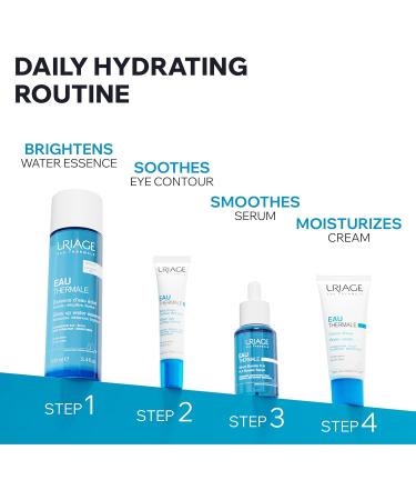 Uriage Eau Thermale S rum Hydratant Booster avec 1.5% Acide Hyaluronique Pur & Naturel - 86% Peau Repulp e - Effet peau de P che - Texture Fra che & L g re - Non Com dog ne - 30ml - Buy Online on GoSupps.com