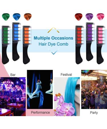 Deluxe Hair Chalk Set for Girls - 10 Washable Colors - Perfect for Parties, Birthdays & Gifts - Buy Online on GoSupps.com