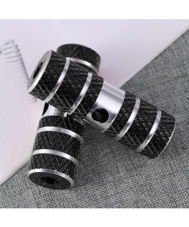 LIOOBO Aluminum Anti-Skid Bike Pegs - 2 Pair Black | Lead Foot Bicycle Pegs for Bike - Buy Online on GoSupps.com