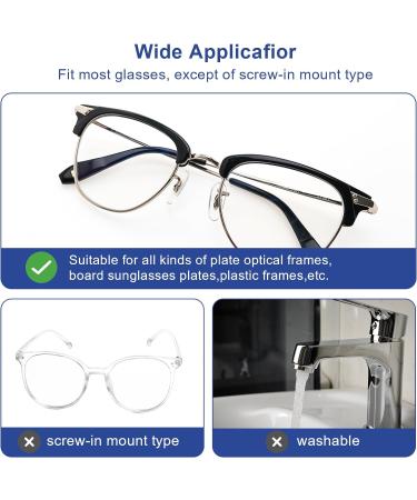 Ouligay 10 Pairs Anti-Slip Silicone Nose Pads for Glasses - Black - Buy Online on GoSupps.com