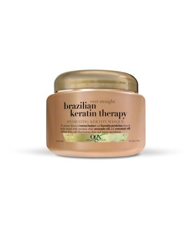 OGX Hydrating Keratin Masque Ever Straight Brazilian Keratin Therapy 8oz