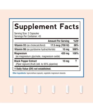 Doctor's Recipes Magnesium Glycinate 100mg 90 Capsules and Magnesium Glycinate 420mg 90 Capsules - Buy Online on GoSupps.com