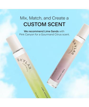 Skylar Lime Sands Eau de Perfume - Hypoallergenic & Clean Perfume Women & Men Vegan & Safe for Sensitive Skin - Woody Citrus Perfume with Notes of Lime Sea Salt & Coconut Water - (10mL /0.33 Fl oz) - Buy Online on GoSupps.com
