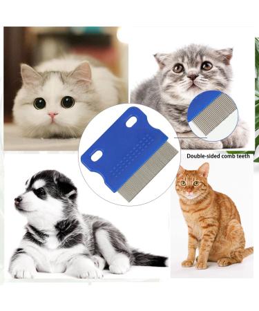Efficient Lice Removal Comb - Stainless Steel Hair Accessories for Fine Egg Dust & Nit Removal - Fashionable Blue Design - Buy Online on GoSupps.com