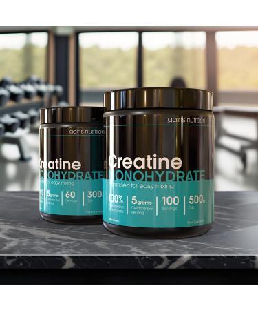 GN Creatine Powder | 500g Creatine Monohydrate Powder - 5g High Strength Creatine per Serving | Unflavoured Filler Free Creatine Monohydrate | Non-GMO & Gluten Free 100 Servings - Buy Online on GoSupps.com