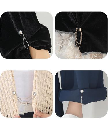 Multi-Function Magnetic Clothing Clips Multi-Purpose Magnetic Pinless Brooch for Women Clothes Hijab Pins Decorate Powerful Hijab Magnets with Chain (Rose Gold 1 Pair) Rose Gold 1 pair - Buy Online on GoSupps.com