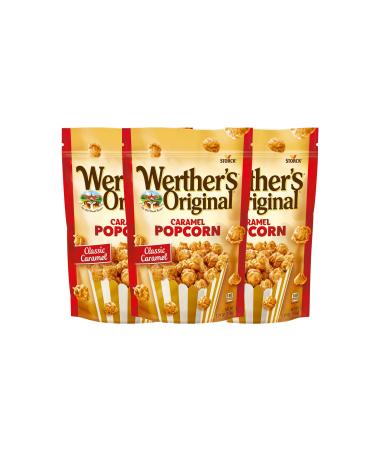Werthers Original Caramel Popcorn 5.29 Oz Bag (Pack of 3)