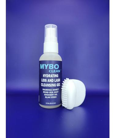 Buy Mybo Clean Eyelid Cleansing Brush & Gel Set for Sensitive Skin - Travel-Friendly Eyelid Care - Buy Online on GoSupps.com