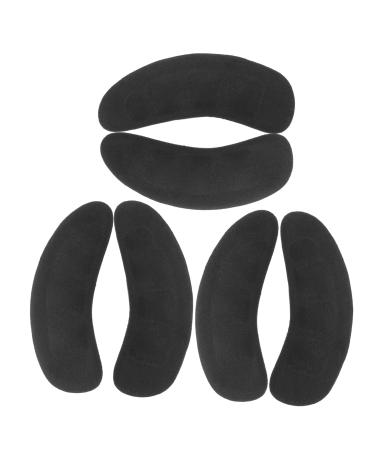FOMIYES 9 Pairs Anti-wear Stickers for High Heels Wear-Resistant Heel Liners Convenient Heel Stickers Heel Inserts for Women Shoe Heel Cushioning Heel Pad Boots Flannel
