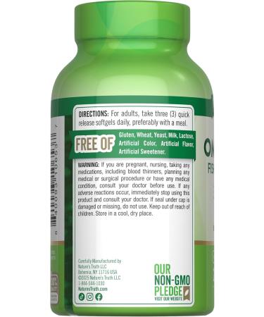 Nature's Truth Fish Flax Borage Triple Omega Tablets - Buy Online on GoSupps.com