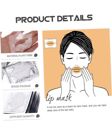 DECORNIJIA 25 Pieces Moisturizing Lip Mask Nourishing Lip Care Gel Pads for Exfoliation Hydration Ages Daily Use for Healthy Attractive Lips White - Buy Online on GoSupps.com