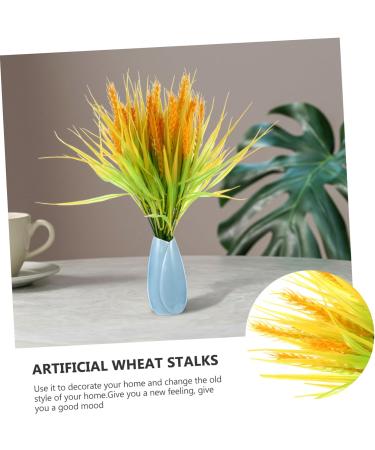 Zerodeko 4pcs Simulated Ears of Wheat Dried Wheat Stems Wheat Floral Arrangement Wheat Bouquets Fall Decorations Dry Flowers for Decoration Dried Wheat Sheaves Home Artificial Plastic Plant - Buy Online on GoSupps.com