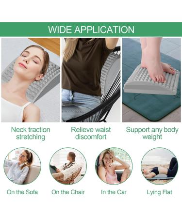 Buy Traxenta Back Extensor & Neck Stretcher Pillow - TPE Comfort Device for Back Relief | International Shipping Available - Buy Online on GoSupps.com