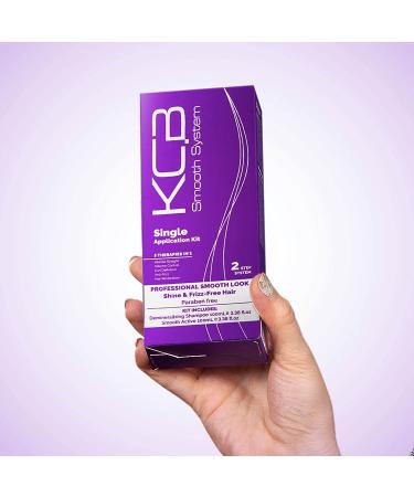 KCB Professional Smooth System Brazilian Keratin Hair Treatment - 2 Steps for Smoothing, Frizz Control, and Blowout - Formaldehyde-Free - 3.38 Fl Oz Kit - Buy Online on GoSupps.com