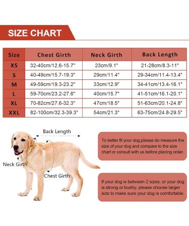 Kuoser Dog Body After Surgery - Breathable Protection for Male & Female Dogs and Cats - Post-Op Leakage Prevention - Alternative to Protective Collars - XS Size Available - Buy Online on GoSupps.com