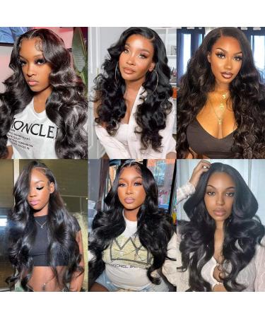 DDSNNT 10A Brazilian Body Wave Bundles with Closure- 3 Bundles of Unprocessed Human Hair (16 18 20) + 4x4 Lace Closure- Natural Color Body Wave Set - Buy Online on GoSupps.com