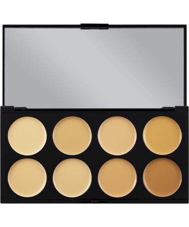 Makeup Revolution Ultra Cover Concealer Palette Light Medium 8 Shades 10g - Full Coverage Makeup Palette - Buy Online on GoSupps.com