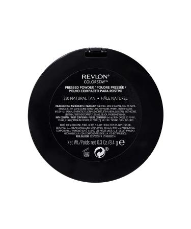 Revlon ColorStay Pressed Powder Natural Tan (330) - Oil-Free, Fragrance-Free, Noncomedogenic Face Makeup, 0.3 Oz - Buy Online on GoSupps.com