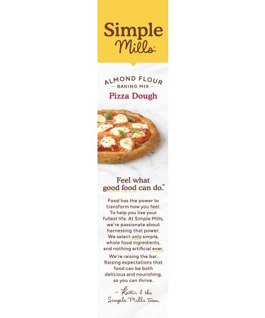 Simple Mills Almond Flour Cauliflower Pizza Dough Mix - Gluten Free, Vegan, 9.8 oz - Buy Online on GoSupps.com