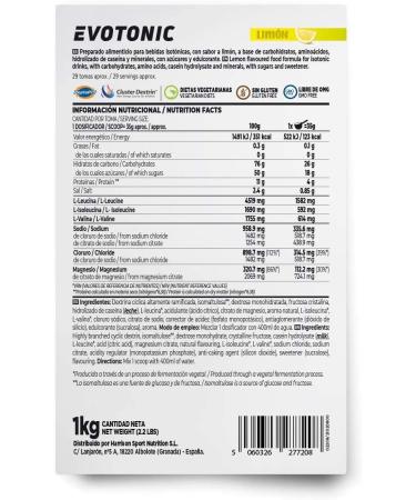 HSN Evotonic (Lemon 1000g) - Buy Online on GoSupps.com