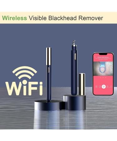 WiFi Blackhead Remover Camera with White/Blue Lights for iPhone & Android - Women's Gift (Navy Blue) - Buy Online on GoSupps.com