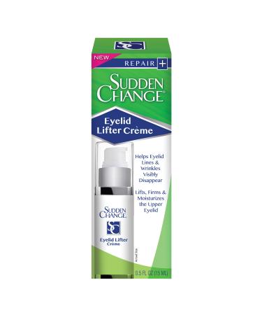 Sudden Change Eyelid Lifter Crme - Dimish Wrinkles & Eyelid Droop - Lift, Firm & Moisturize for Younger Looking Eyes - Formulated with Antioxidants - Makeup Friendly (0.5 oz) 1