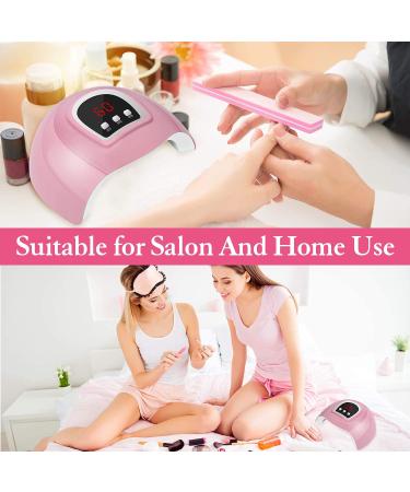 54W LED Nail Lamp Professional Dryer with Timer/Sensor/LCD - Portable & Suitable for Fingernails/Toenails - Home & Salon - Buy Online on GoSupps.com