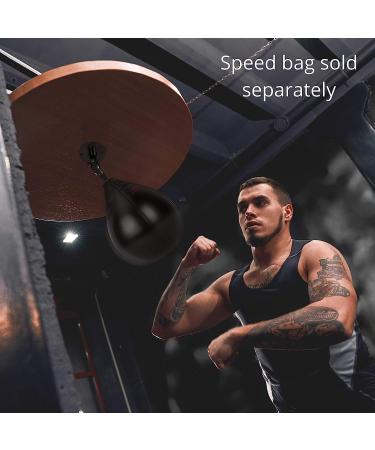 Stainless Steel Speed Bag Swivel with 360 Ball Bearing - Complete Mount Kit for Hanging Punching Speed Bag Platform Stand - Buy Online on GoSupps.com