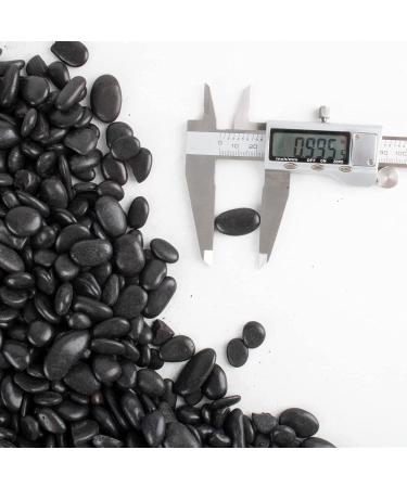 Black Pebbles for Plants 3lb - Natural River Rocks for Fish Tank - Aquarium Gravel Decor - Buy Online on GoSupps.com