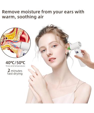 Buy Ear Dryer with 3 Tips - Gentle Warm Air Ear Fluid Remover for Swimmers & Water Sports | International Shipping - Buy Online on GoSupps.com
